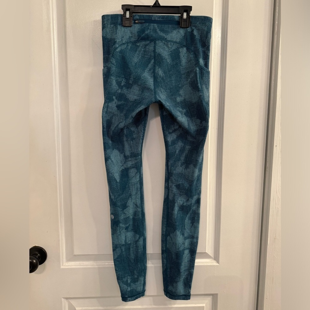 Lululemon Speed Up Tight 28" Illusion Tidal Teal Bermuda Teal - Picture 2 of 13